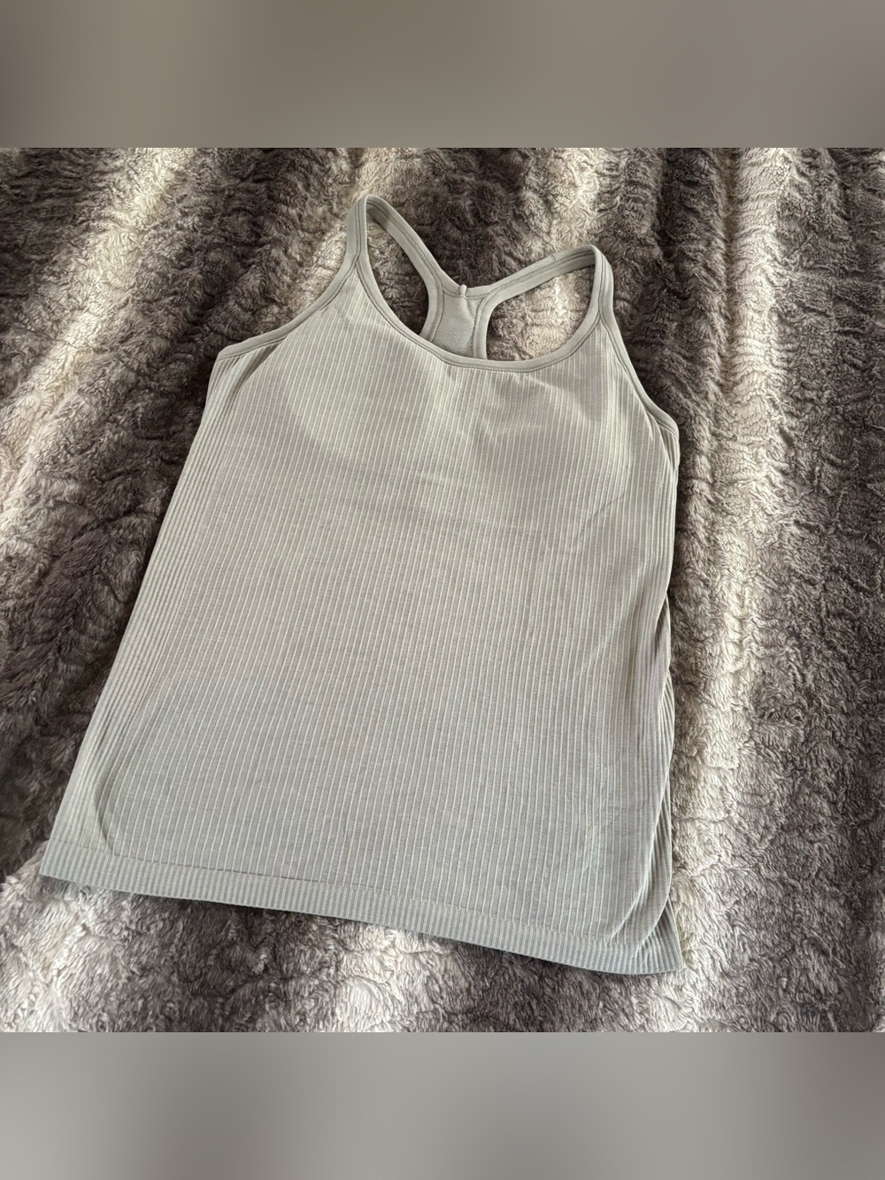 Lululemon Ebb to Street Tank Top - Warm Ash Grey - 10